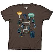 Doctor Who Worlds in Time Game Brown T-Shirt